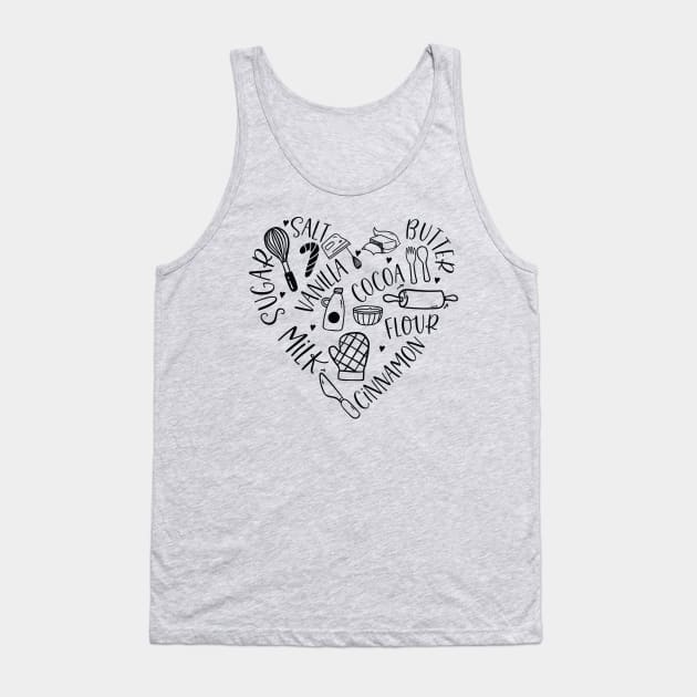 Baker's Lover Tank Top by Marilineandco